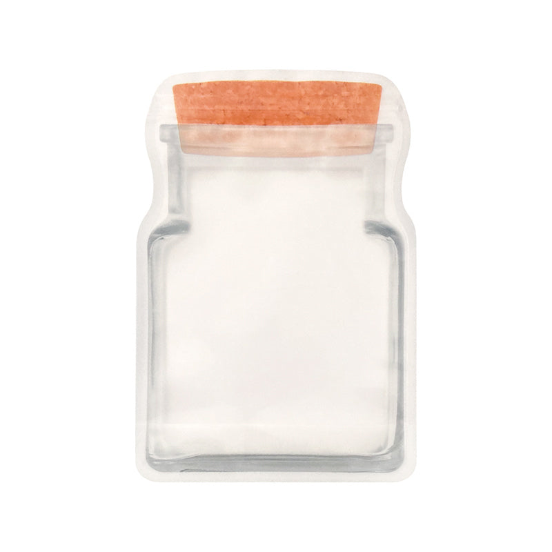 Gusseted Jar Pouch (Cork Lid)