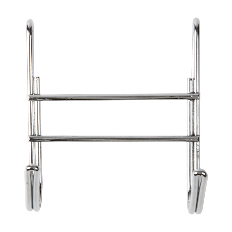 Chrome-Plated Wire Hook (Double U-Shaped, 2 Pieces)