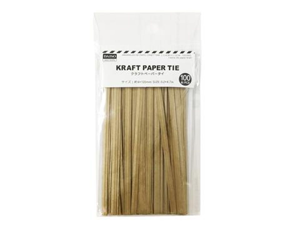 Craft Paper Tie (100 Pieces)