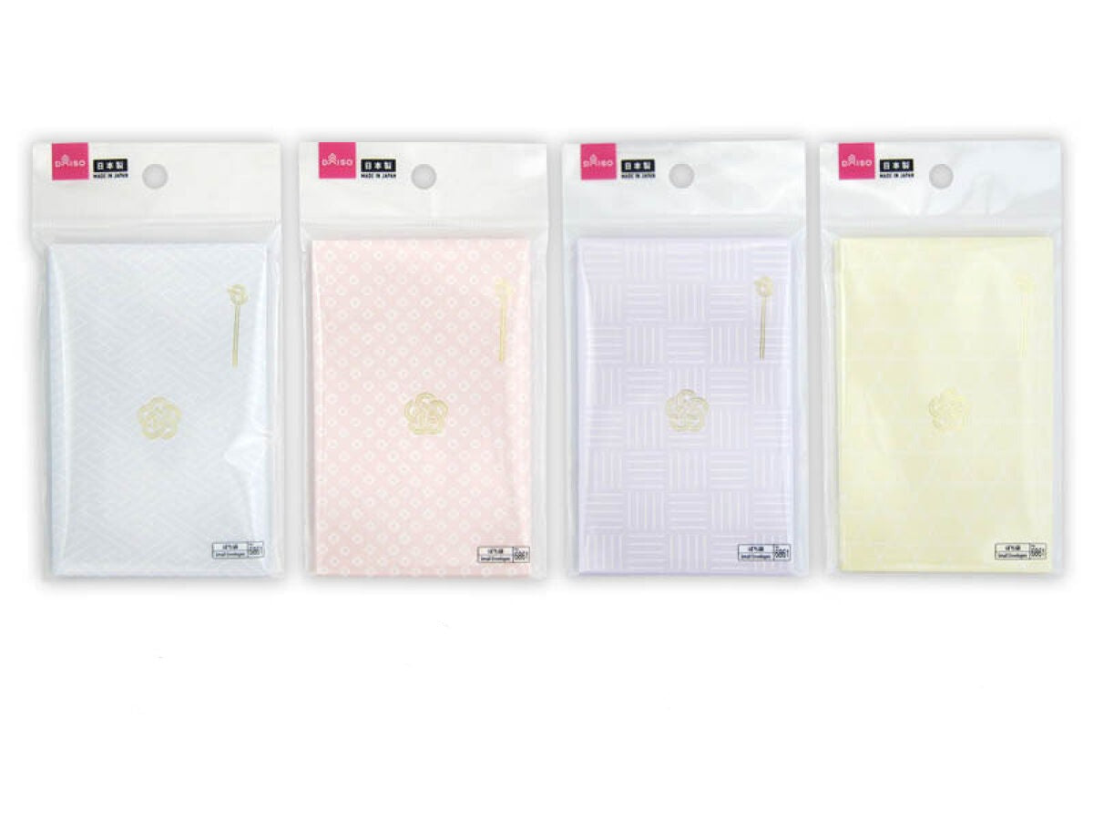 Mini Envelope (Japanese Pastel, 4 pieces)
