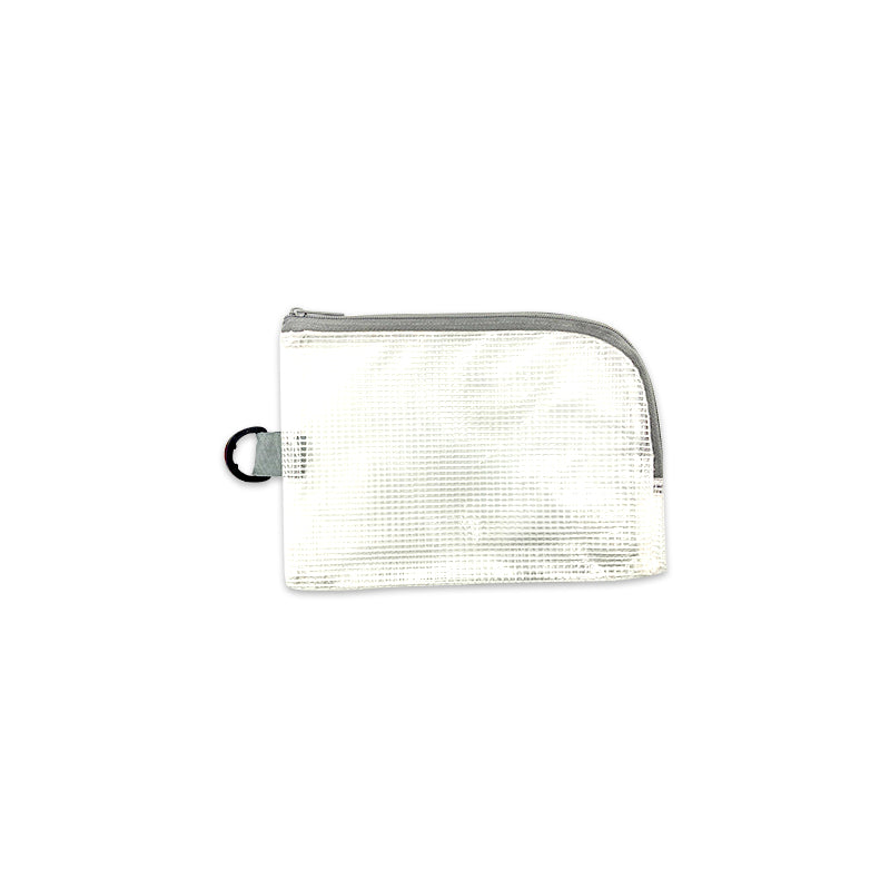 Vinyl Net Case L-Type Zipper A6