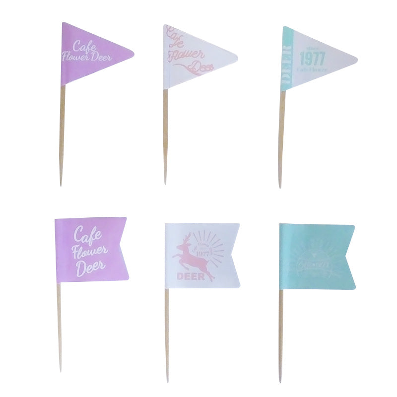 Flag Pick A (Cafe Flower Dear)