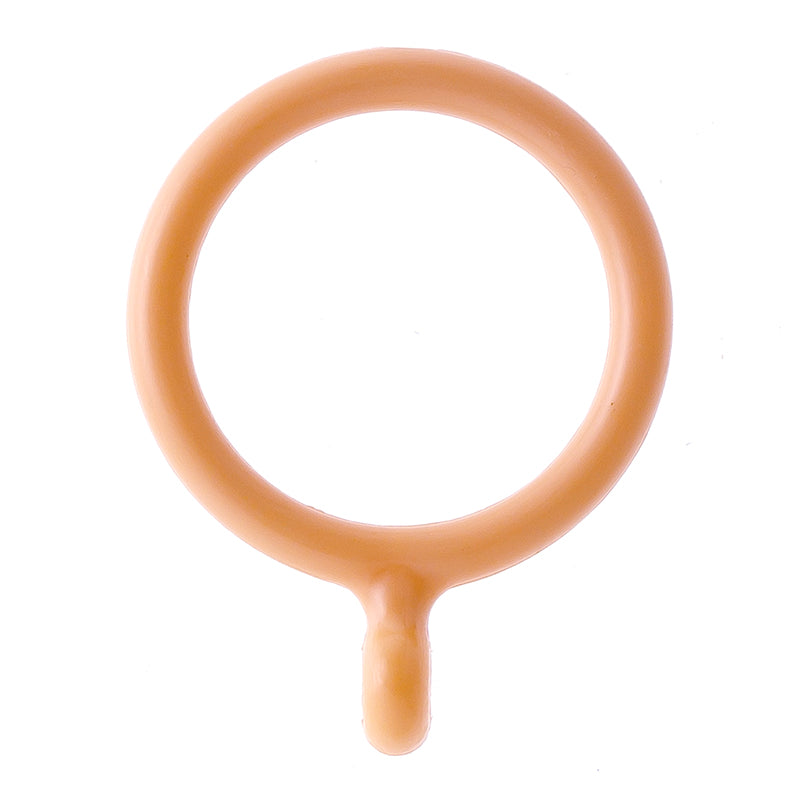 Curtain Rings (Natural, for Rods, 10 pieces)