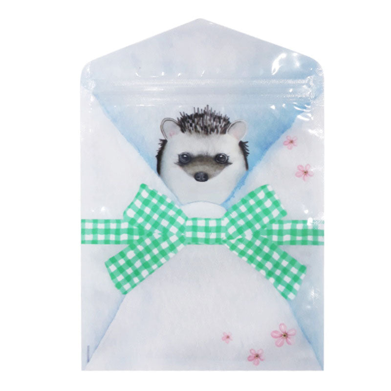 Zip Bag (Warm Animal, Hedgehog, 5 Pieces)