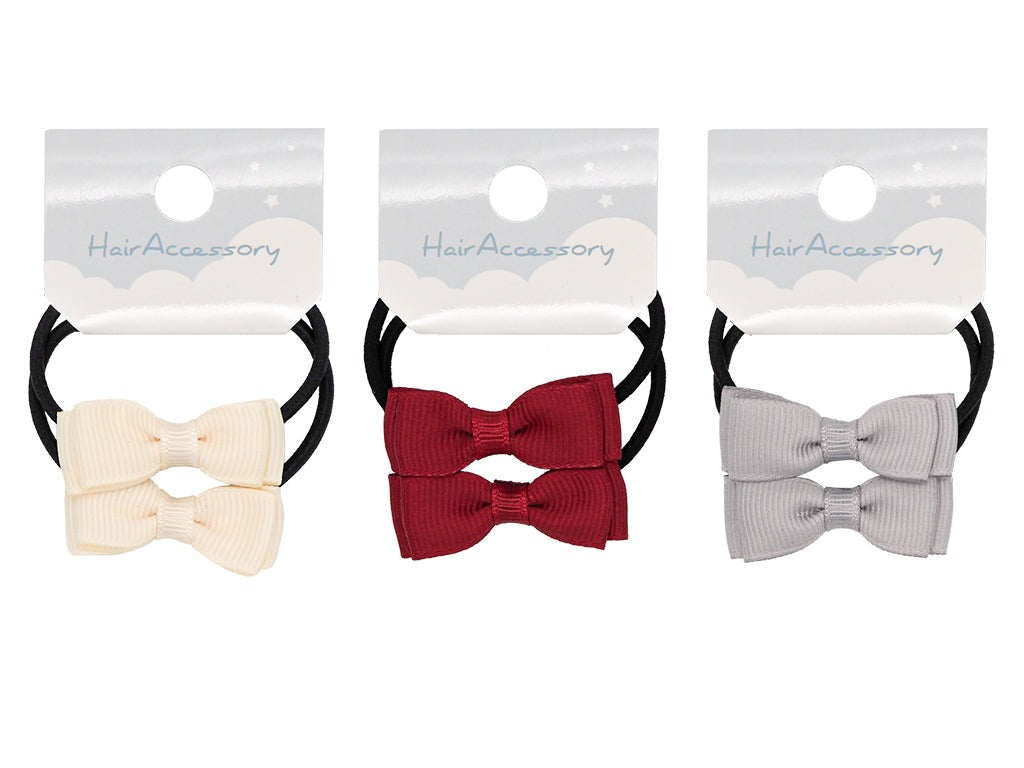 Hair Pony Set (Ribbon, Chic Colors)
