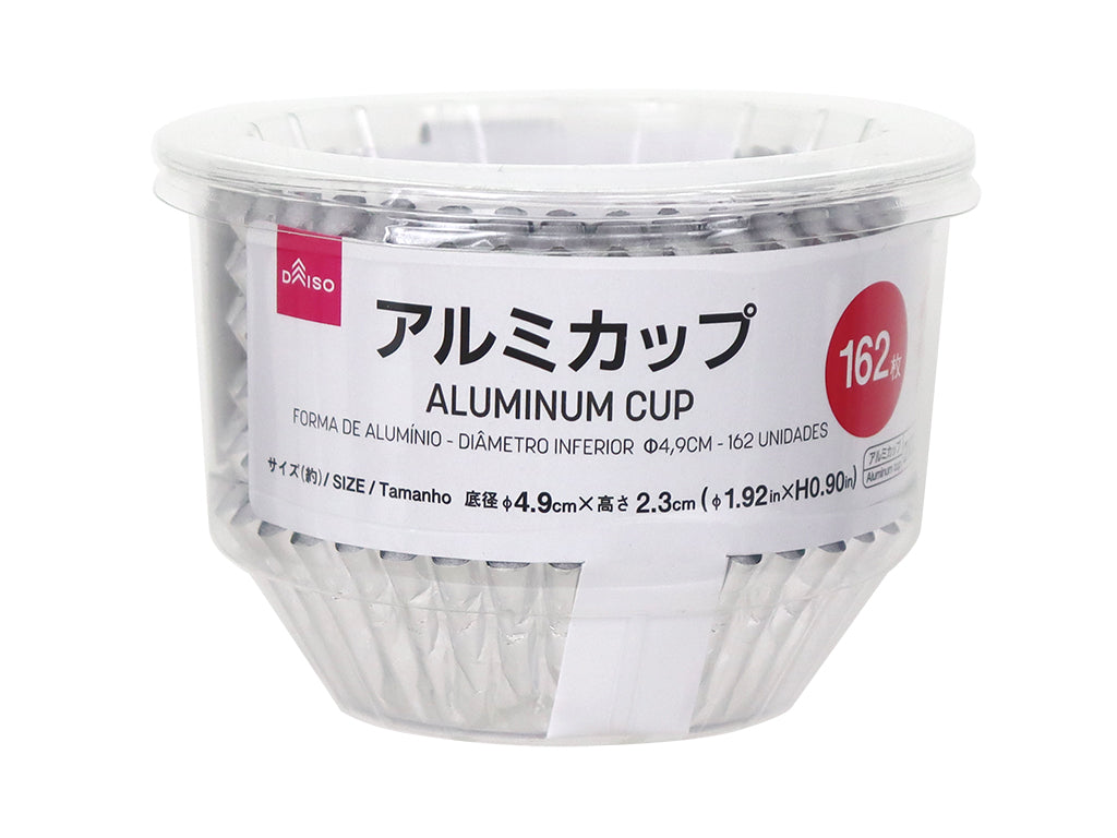 Aluminum Cups (162 pieces)