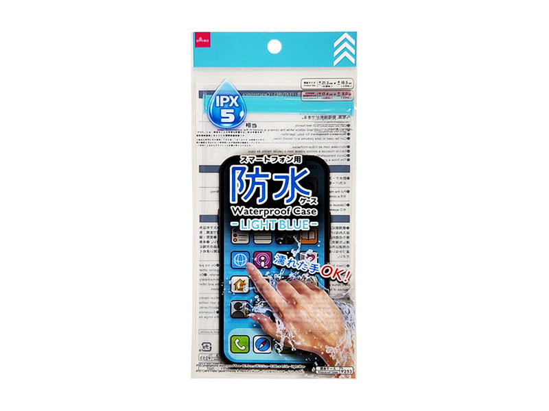 IPX5 Waterproof Case for Smartphones (Light Blue)