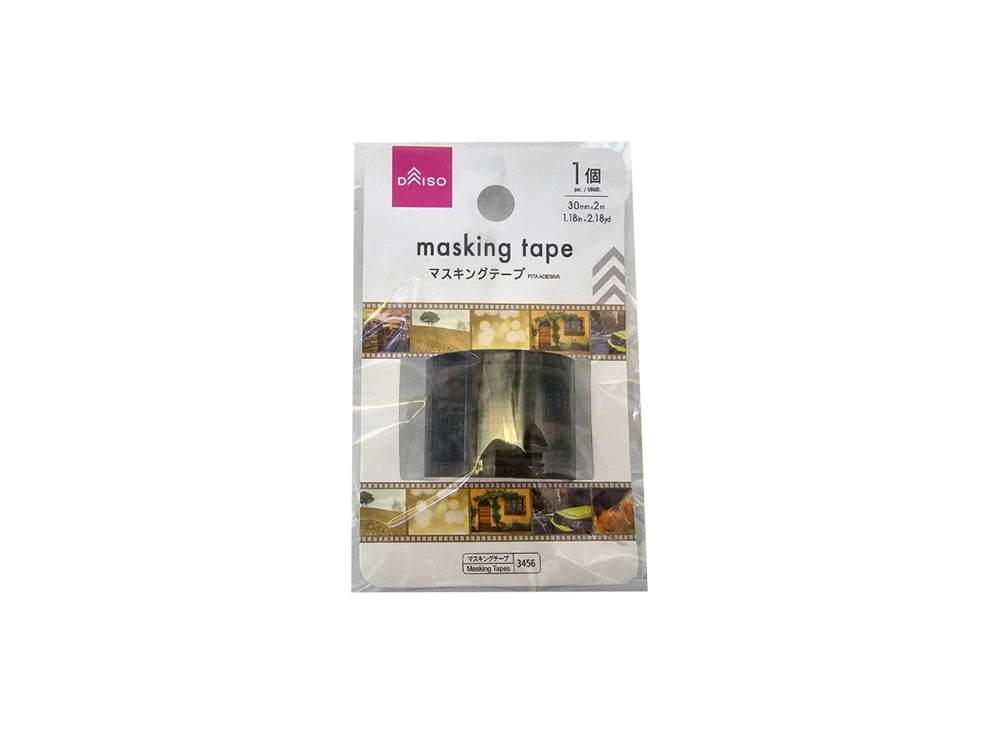 Masking Tape (Transparent Type, Film, Yellow)