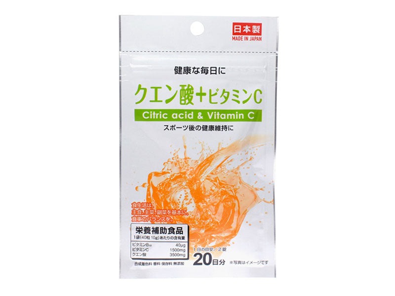 Supplement Citric Acid + Vitamin C