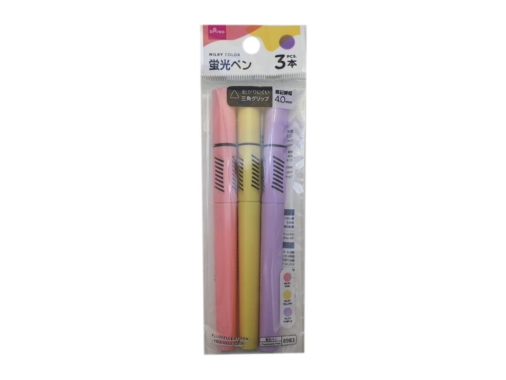 Highlighter (Triangular Grip, 3 pcs)