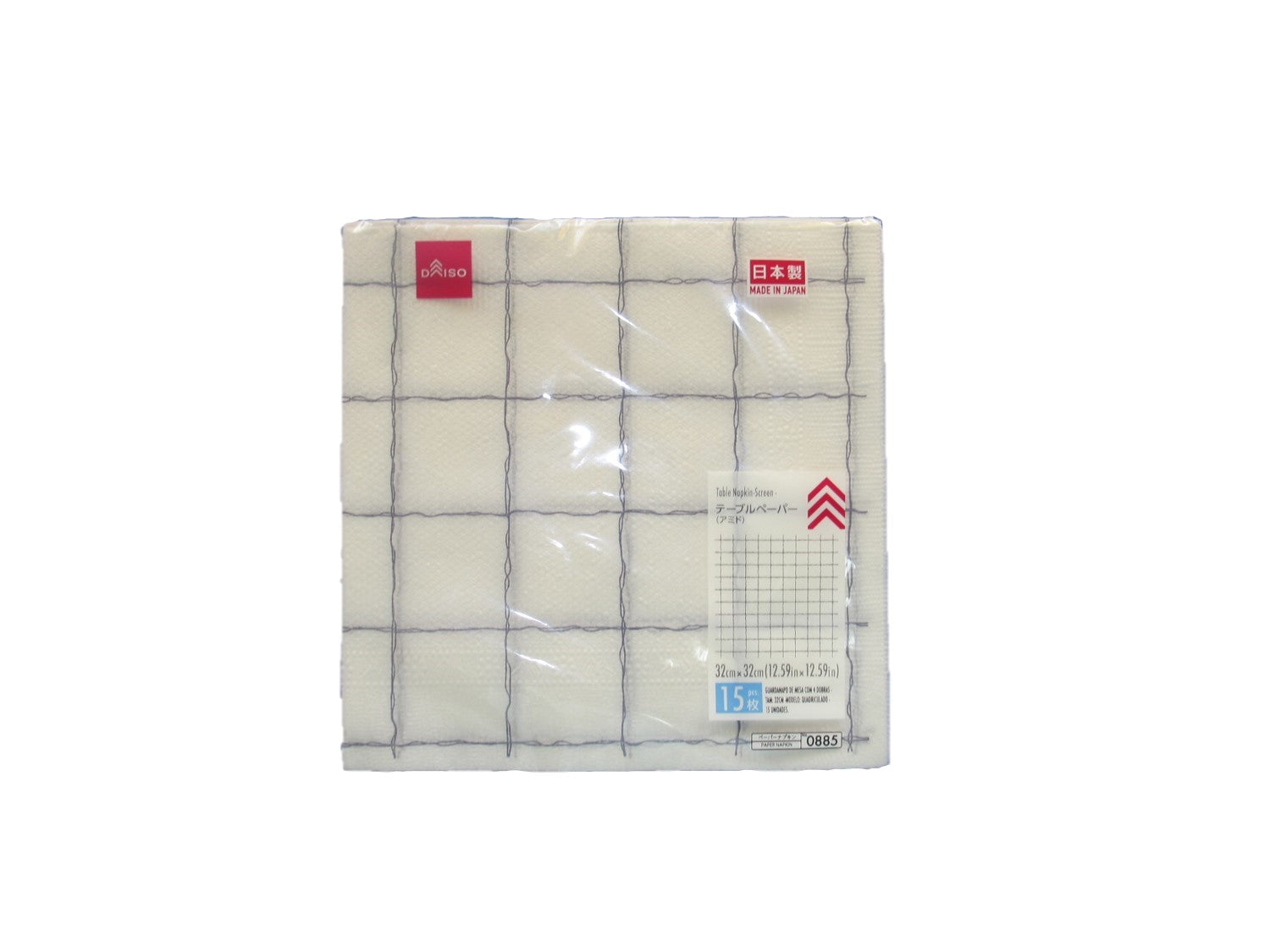 Table Paper (Amido Pattern, 4-fold, 15 pieces)