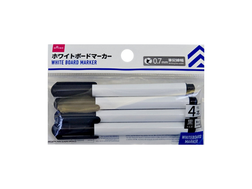Whiteboard Markers (4 Black)