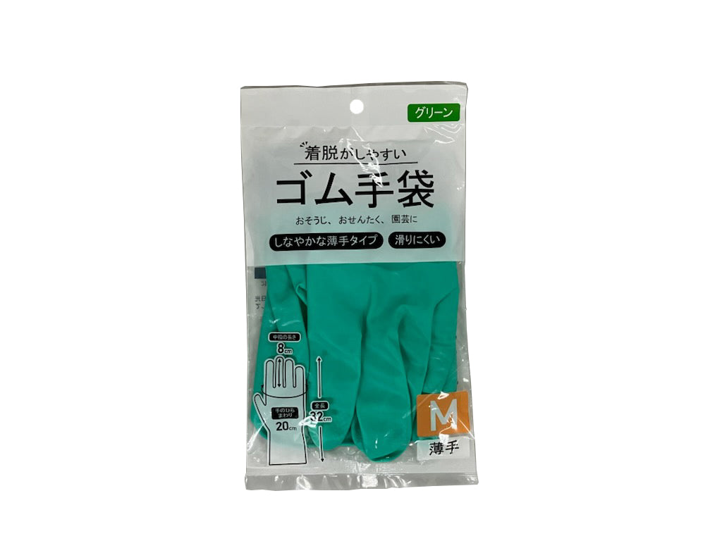 Rubber Gloves (Thin, M)