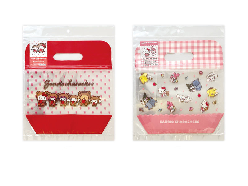 Bottom Gusset Handle Bag (Sanrio Characters, 3 Pieces)