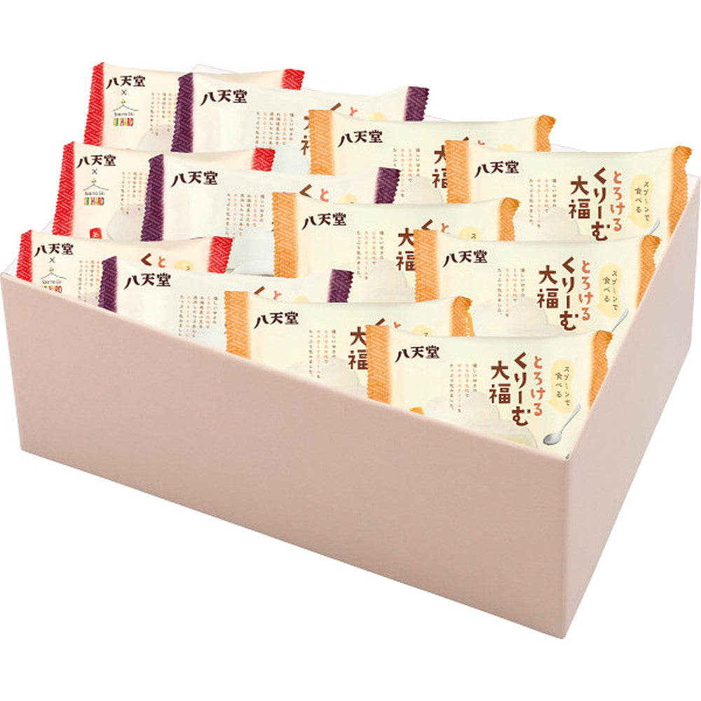 Hachitendo Melting Cream Daifuku Assortment (12 pieces)