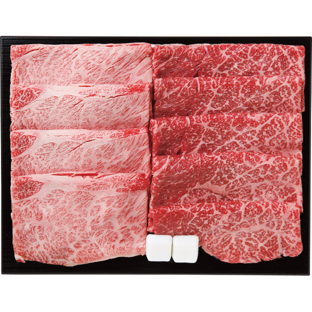 Sendai Beef Shoulder Roast & Round Sukiyaki Comparison Set (800g)
