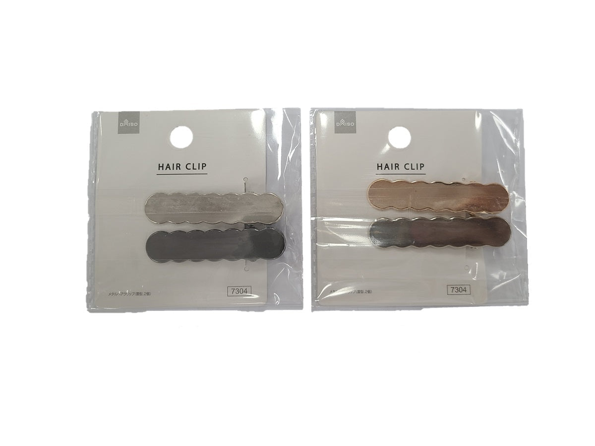 Metal Hair Clips (Cloud Shape, 2 Pieces)