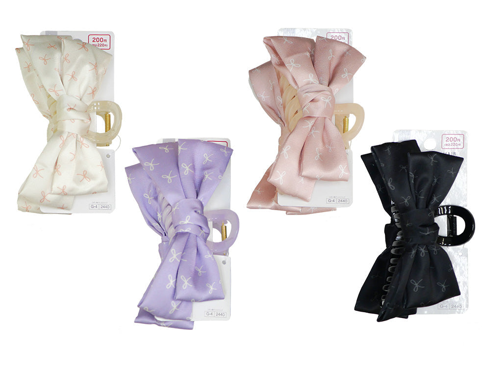 Ribbon Pattern Bun Clip