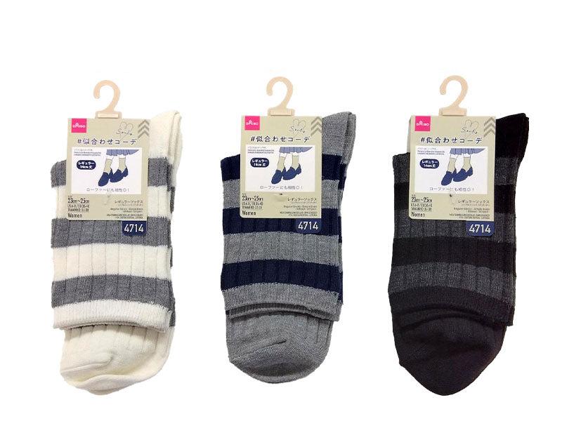 Regular Socks (Simple Basic, Ribbed, Striped)