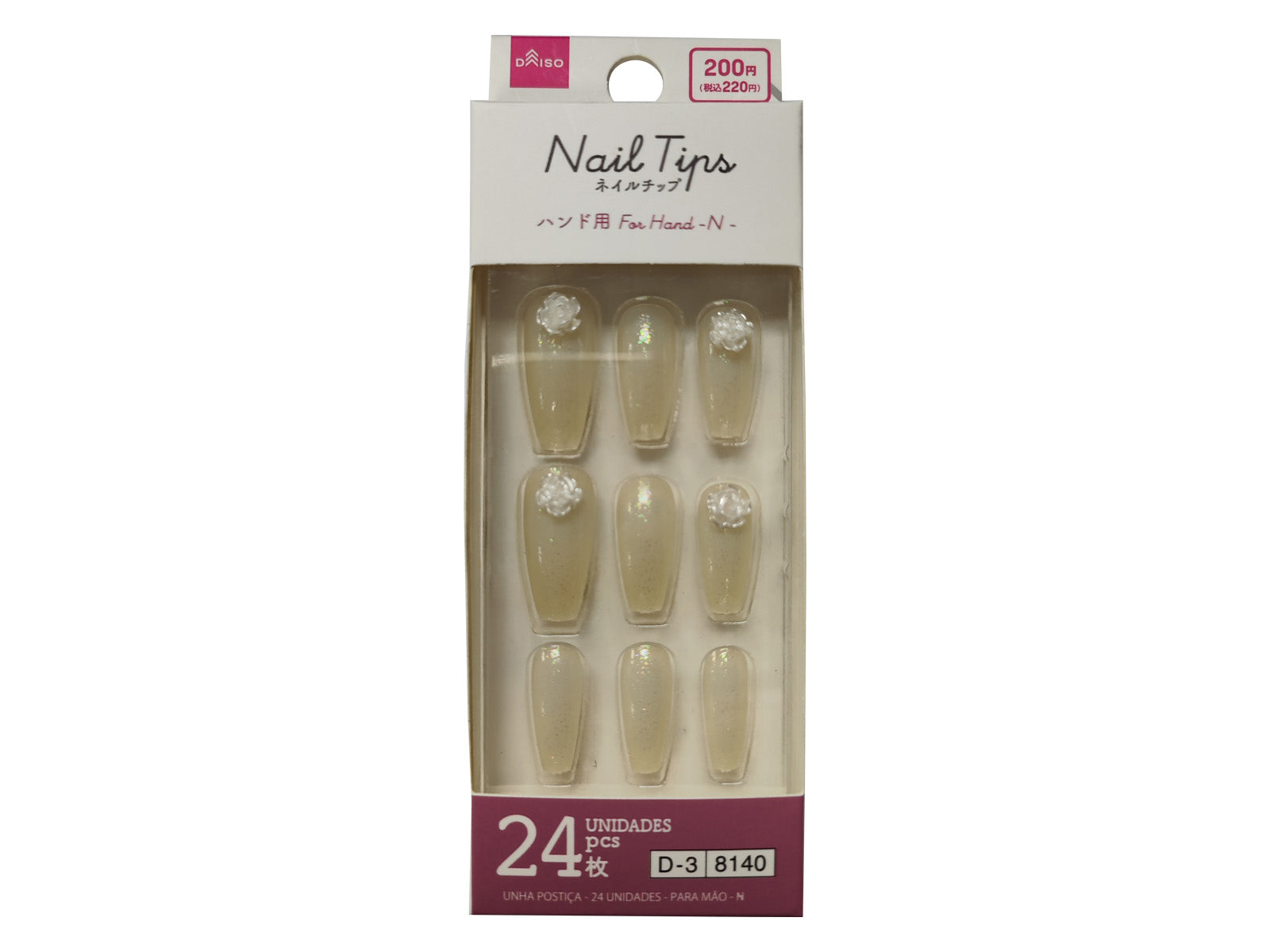 Nail Tips (24 Pieces, Hand Use, N)