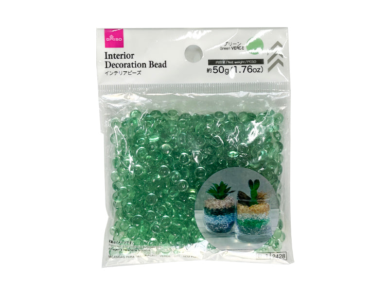 Interior Beads (Green, No Hole)