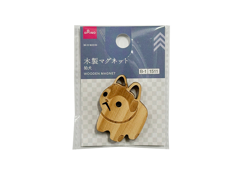 Wooden Magnet (Komainu)