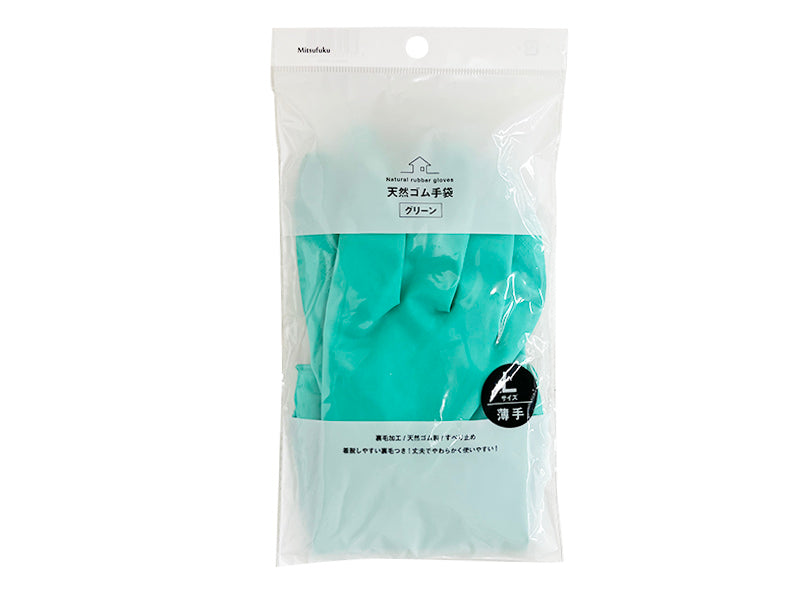 Natural Rubber Gloves L Size (Thin Type)
