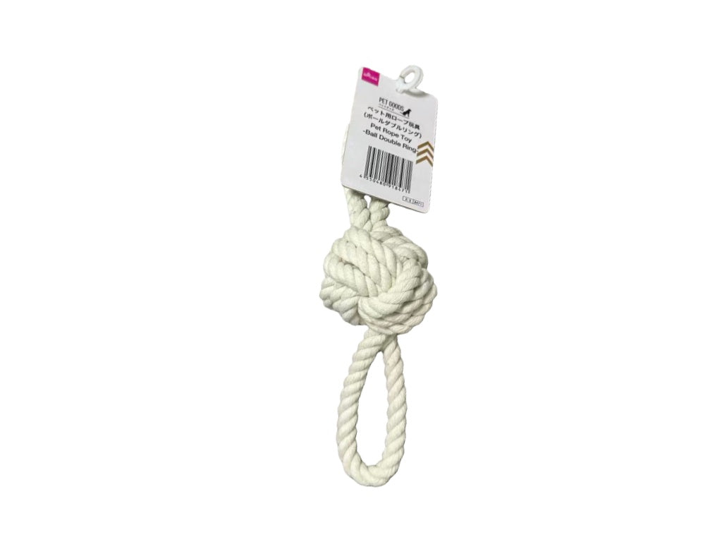 Pet Rope Toy (Ball Double Ring)