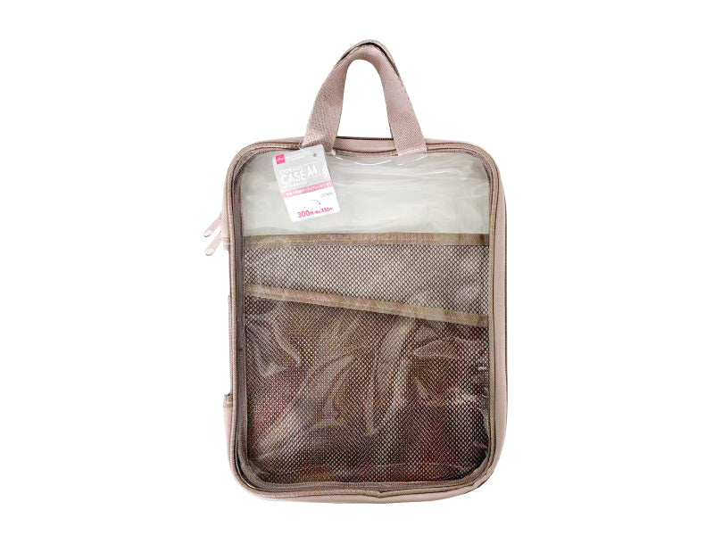 Storage Case with Handle (A4, Gray Pink)