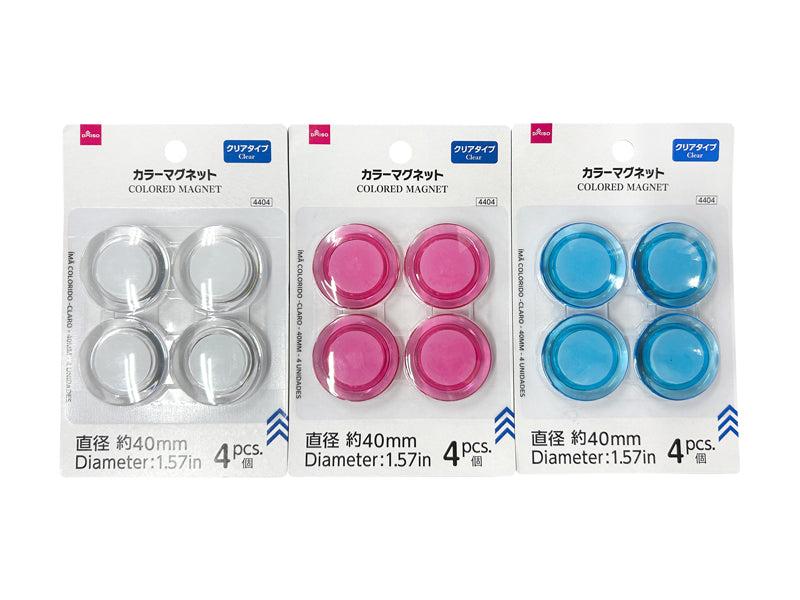Color Magnets (Clear Type, 4 Pieces)