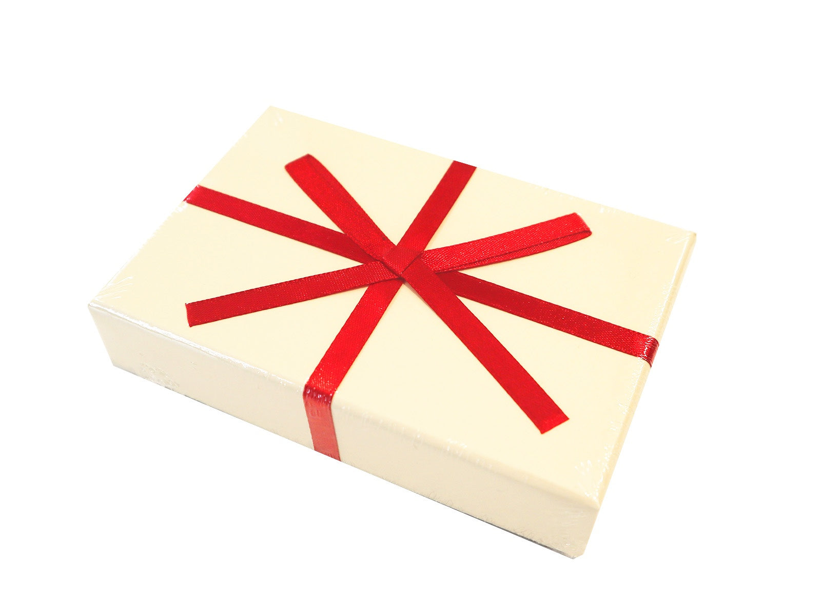 Fresh Chocolate Box (with Ribbon, Off-White)