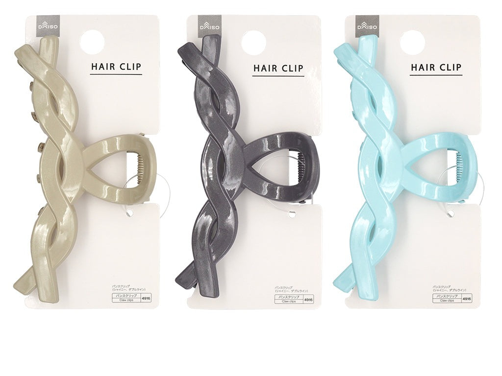 Hair Clip (Shiny, Double Line)