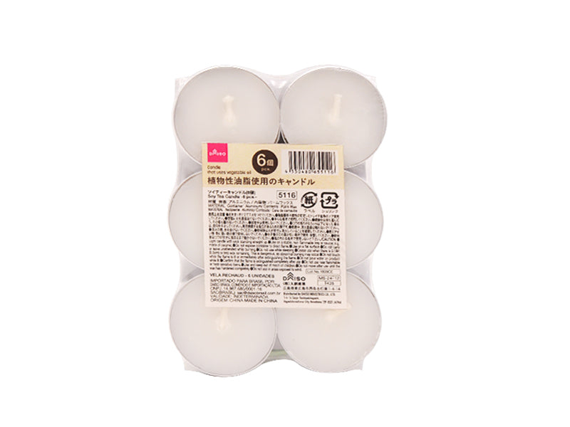 Soy Tea Candles (6 Pieces)
