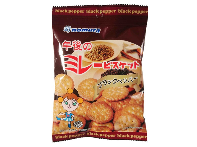Nomura Senbeikakoten Afternoon Mill Biscuit Black Pepper 70g