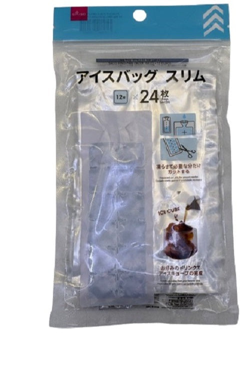 Slim Ice Bag (12 Balls x 24 Sheets, Square)