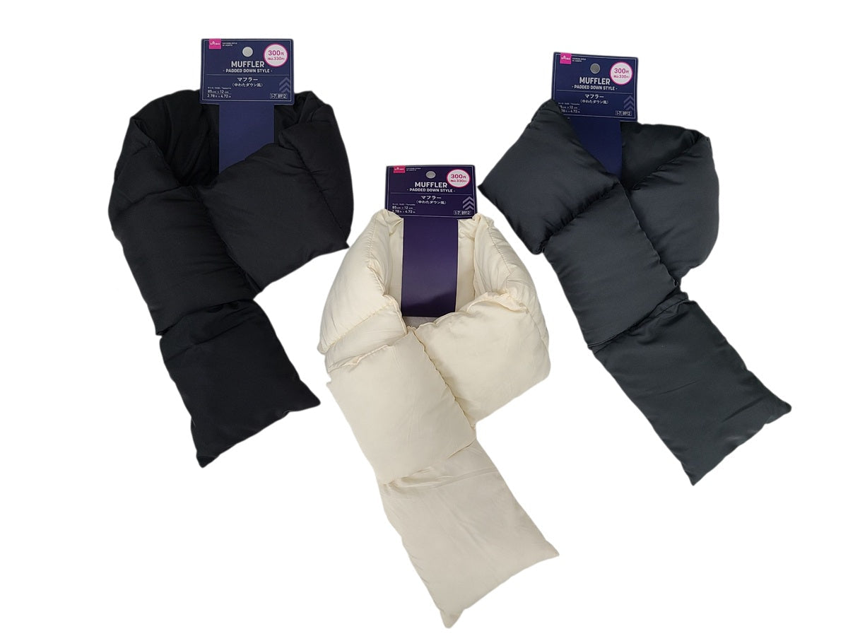 Padded Down-Like Scarf