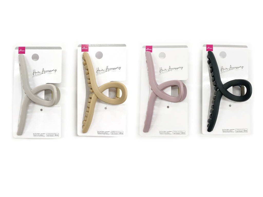 Hair Clip (Matte, Loop Motif)