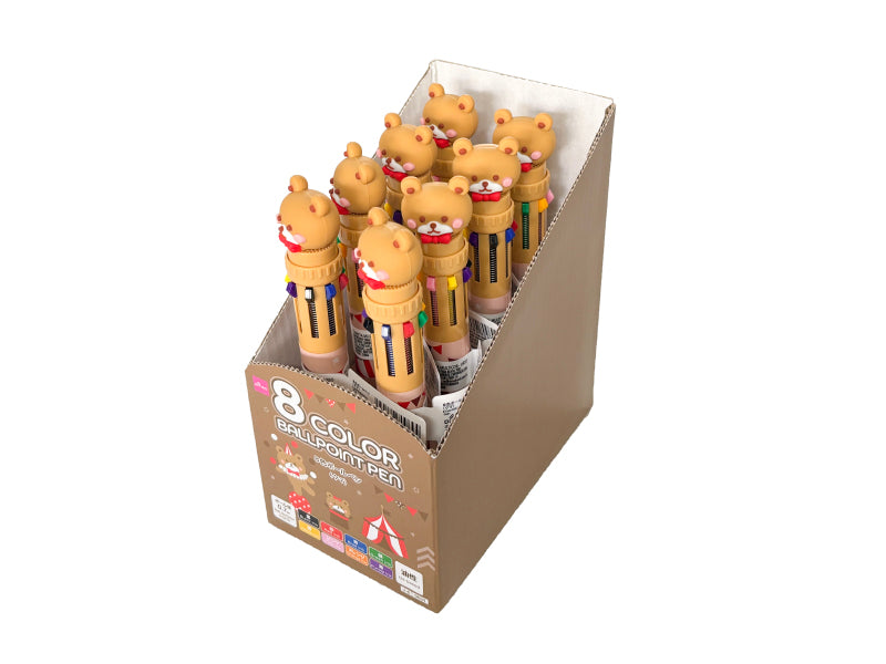 8-Color Ballpoint Pen (Bear)