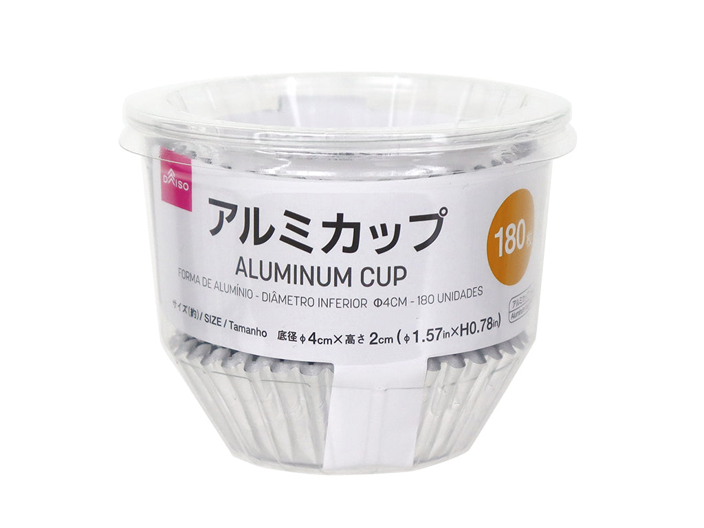 Aluminum Cups (180 pieces)