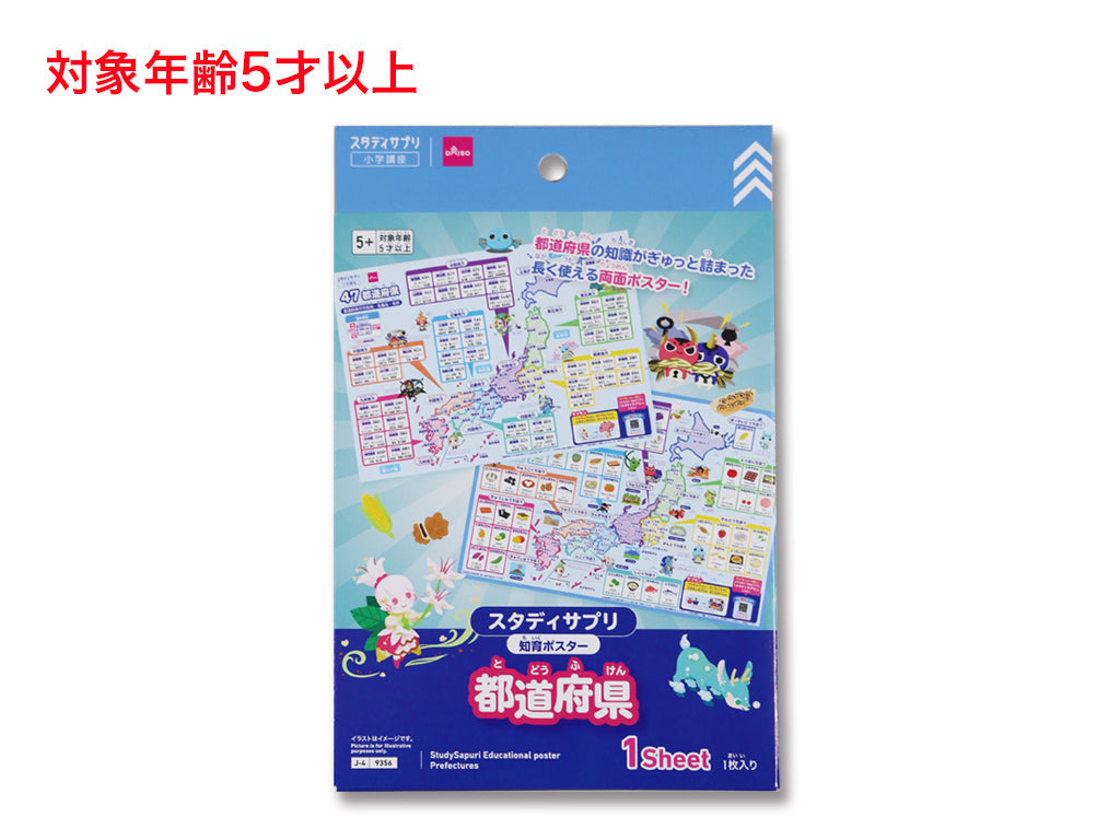 Study Supplement Educational Poster (Prefectures)
