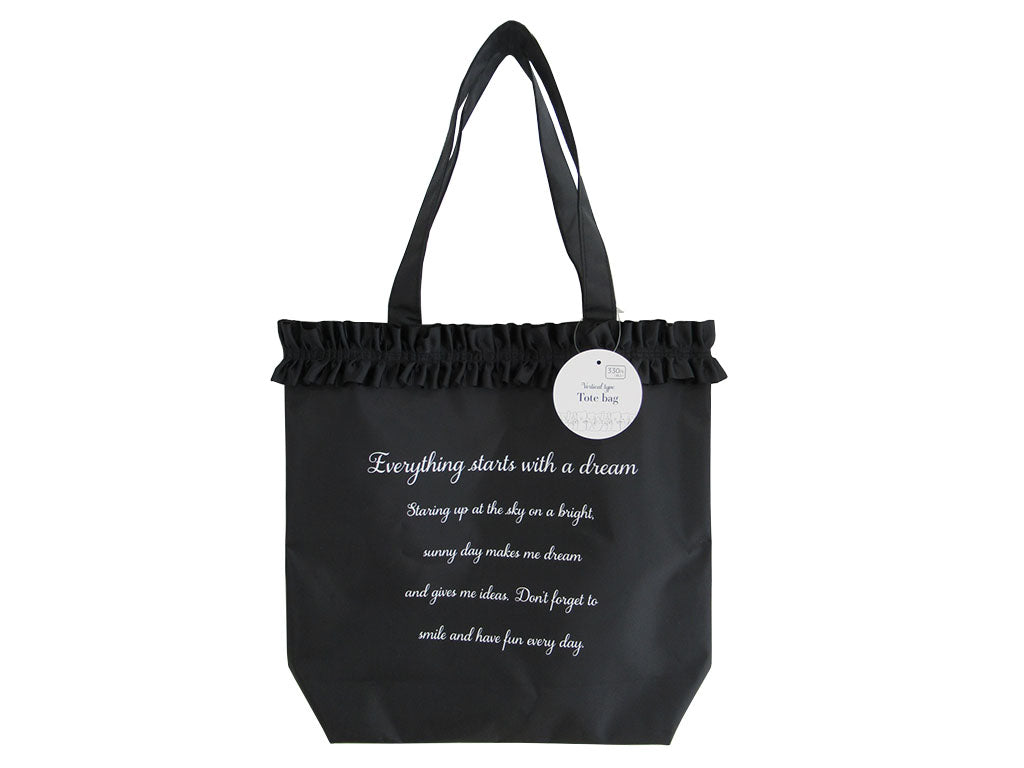 Frill Vertical Tote Bag