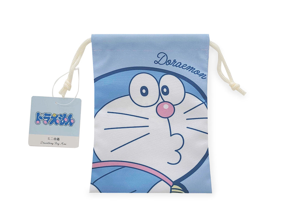Mini Drawstring Bag Doraemon Simple