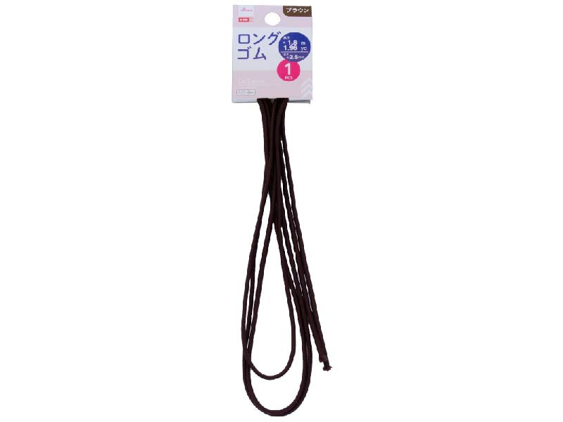 Long Rubber Band (Woolly Medium, Brown)