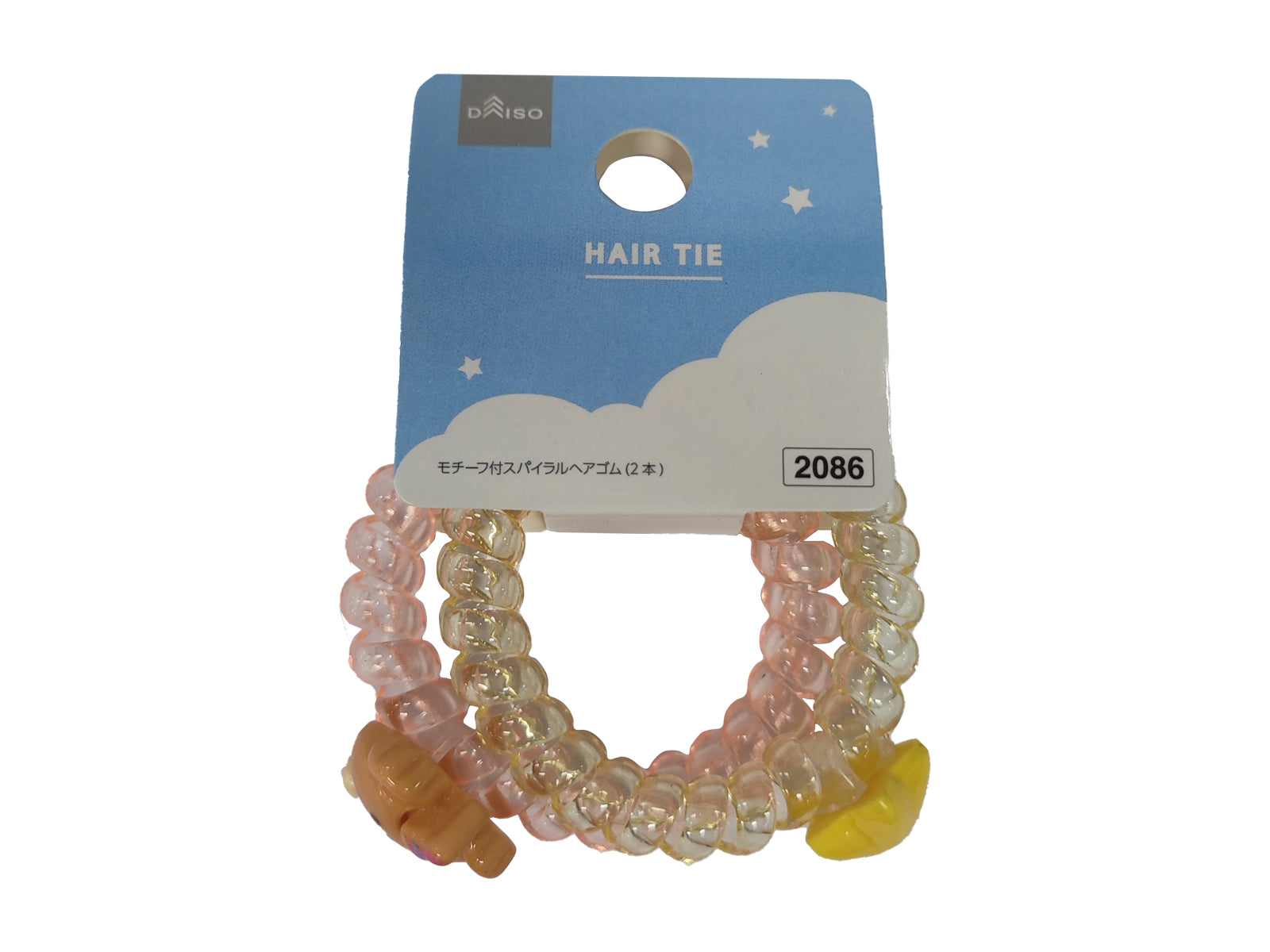 Motif Spiral Hair Ties (2 pieces)