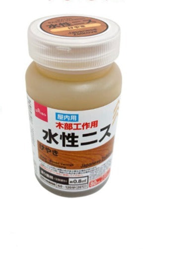 Water-Based Varnish (Keyaki for Woodworking)