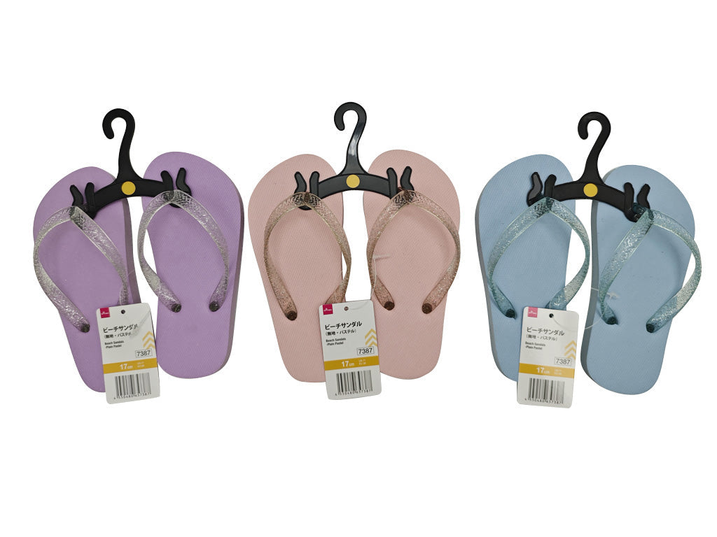 Beach Sandals (Solid Pastel)