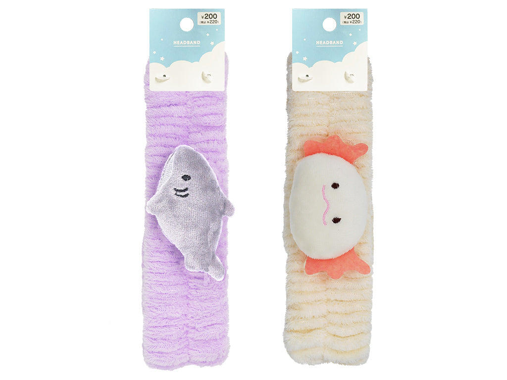 Fluffy Hair Band (Shark, Axolotl)
