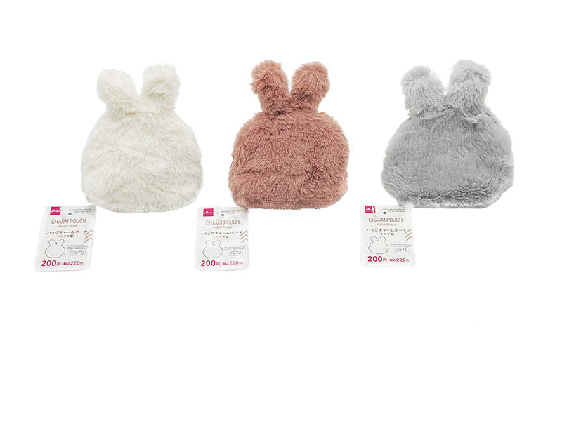 Rabbit-Shaped Bag Charm Pouch