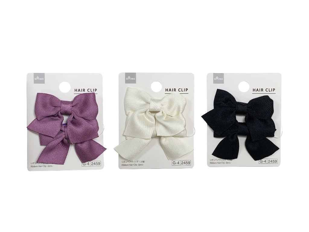 Ribbon Hair Clip (2 Pieces)