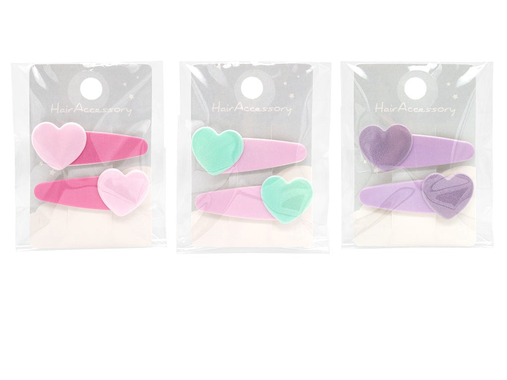 Three Pins (Heart, Pastel Color)